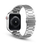 超薄型三粒メタル交換用ストラップ Apple Watch Series 用, 7 41mm / 6 & SE & 5 & 4 40mm / 3 & 2 & 1 38mm, 7 45mm / 6 & SE & 5 & 4 44mm / 3 & 2 & 1 42mm