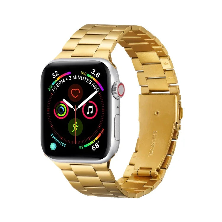 超薄型三粒メタル交換用ストラップ Apple Watch Series 用, 7 41mm / 6 & SE & 5 & 4 40mm / 3 & 2 & 1 38mm, 7 45mm / 6 & SE & 5 & 4 44mm / 3 & 2 & 1 42mm