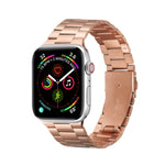 超薄型三粒メタル交換用ストラップ Apple Watch Series 用, 7 41mm / 6 & SE & 5 & 4 40mm / 3 & 2 & 1 38mm, 7 45mm / 6 & SE & 5 & 4 44mm / 3 & 2 & 1 42mm