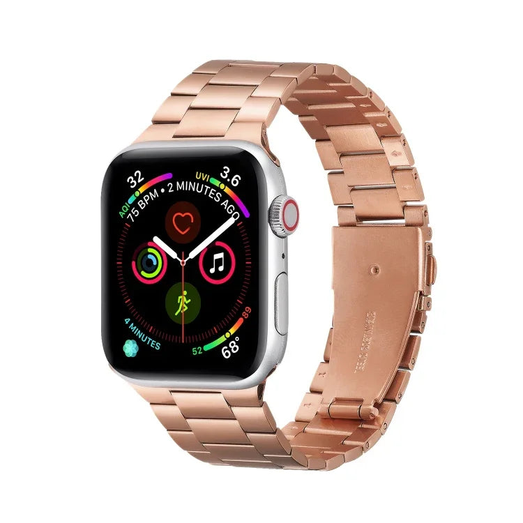 超薄型三粒メタル交換用ストラップ Apple Watch Series 用, 7 41mm / 6 & SE & 5 & 4 40mm / 3 & 2 & 1 38mm, 7 45mm / 6 & SE & 5 & 4 44mm / 3 & 2 & 1 42mm