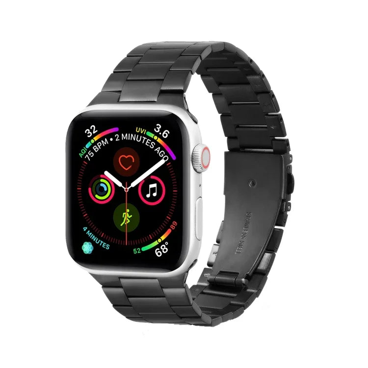 超薄型三粒メタル交換用ストラップ Apple Watch Series 用, 7 41mm / 6 & SE & 5 & 4 40mm / 3 & 2 & 1 38mm, 7 45mm / 6 & SE & 5 & 4 44mm / 3 & 2 & 1 42mm