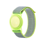 傷防止 衝撃吸収 ナイロンブレスレットストラップ TPU保護カバーケース AirTag用