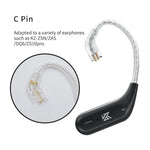 KZ AZ09 Bluetoothヘッドセットイヤーフック5.2ワイヤレスBluetoothモジュールアップグレードケーブル、C、B