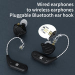 KZ AZ09 Bluetoothヘッドセットイヤーフック5.2ワイヤレスBluetoothモジュールアップグレードケーブル、C、B
