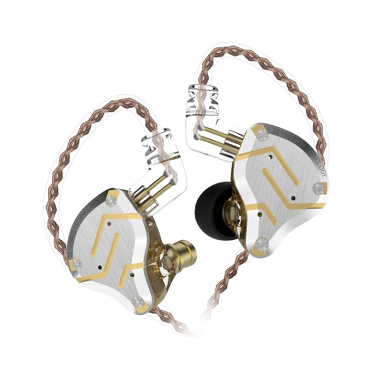 KZ ZS10 Pro 10ユニットリングアイアンゲーミングインイヤー有線イヤホン、ZS10 Proマイクバージョン（ストリーマーブルー）、ZS10 Proマイクバージョン（グレアゴールド）、ZS10 Proマイクバージョン（パープル）、ZS10 Proマイクバージョン（ダイヤモンドブルー）、ZS10 Proスタンダードバージョン（ブラック）