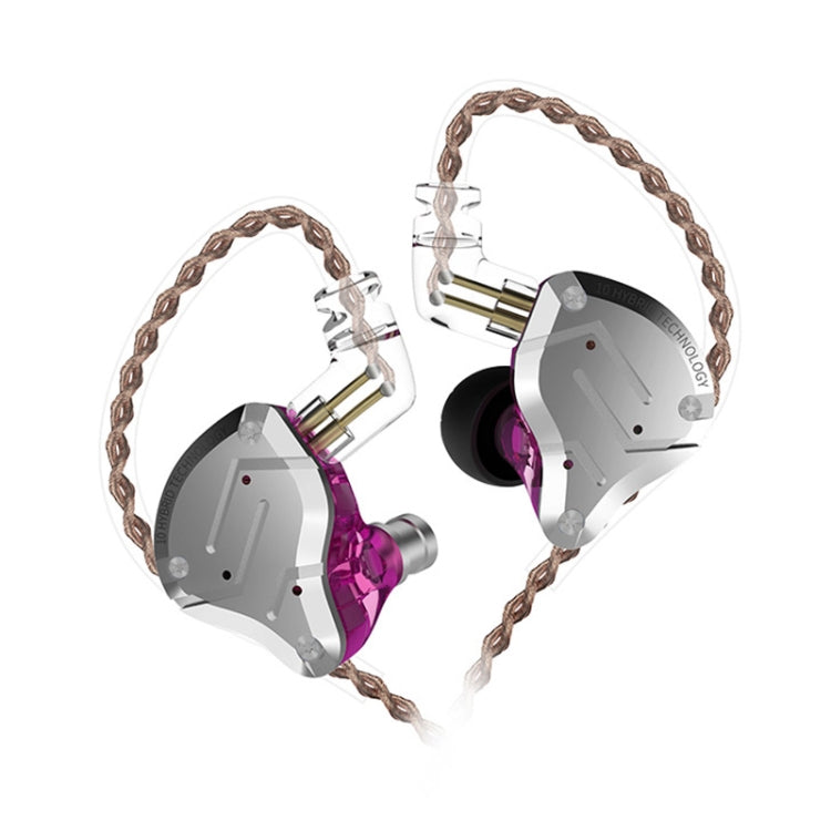 KZ ZS10 Pro 10-unit Ring Iron Gaming In-ear Wired Earphone,, ZS10 Pro Mic Version(Purple), ZS10 Pro Mic Version(Diamond Blue), ZS10 Pro Standard Version(Black), ZS10 Pro Standard Version(Blue), ZS10 Pro Standard Version(Streamer Blue)                  ...