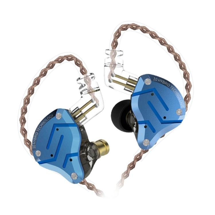KZ ZS10 Pro 10-unit Ring Iron Gaming In-ear Wired Earphone,, ZS10 Pro Mic Version(Purple), ZS10 Pro Mic Version(Diamond Blue), ZS10 Pro Standard Version(Black), ZS10 Pro Standard Version(Blue), ZS10 Pro Standard Version(Streamer Blue)                  ...