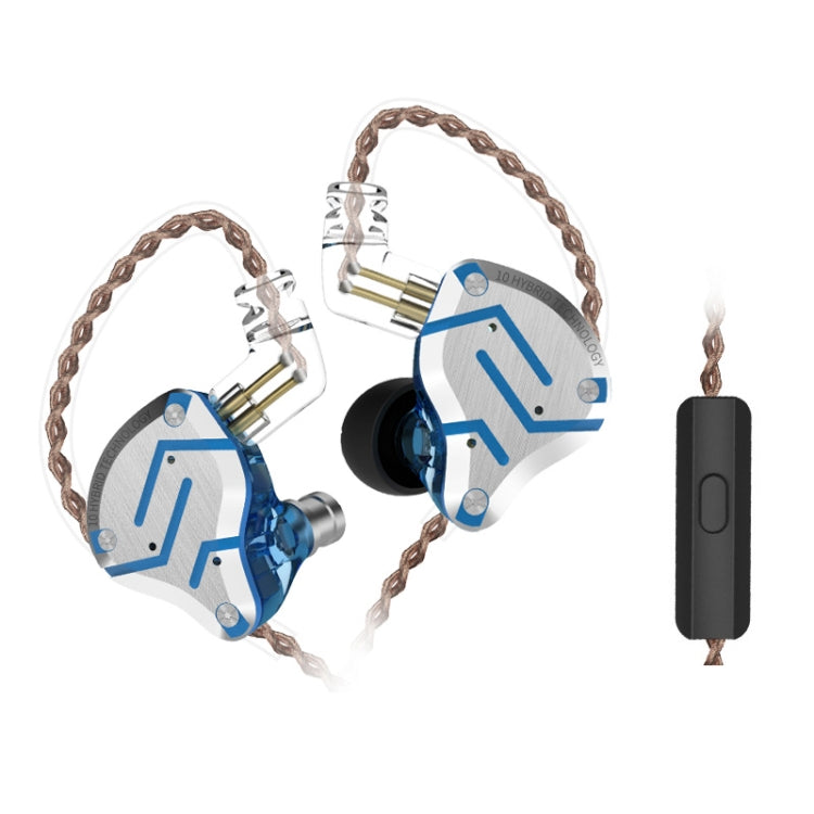 KZ ZS10 Pro 10-unit Ring Iron Gaming In-ear Wired Earphone,, ZS10 Pro Mic Version(Purple), ZS10 Pro Mic Version(Diamond Blue), ZS10 Pro Standard Version(Black), ZS10 Pro Standard Version(Blue), ZS10 Pro Standard Version(Streamer Blue)                  ...