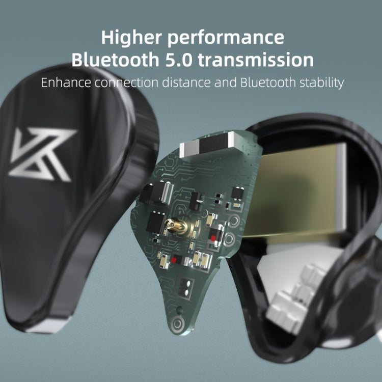 KZ SA08 ワイヤレス4ユニット5BAバランスアーマチュアBluetoothインイヤーTWSイヤホン、SA08