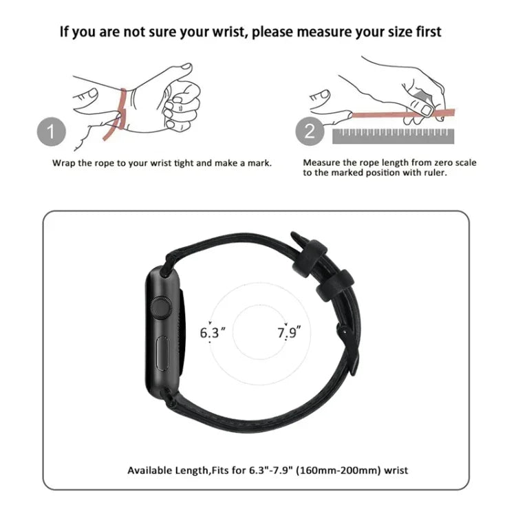 オイルワックス本革ストラップウォッチバンド、Apple Watch Series 8&7 41mm / SE 2&6&SE&5&4 40mm / 3&2&1 38mm対応、Apple Watch Series 7 41mm / 6 & SE & 5 & 4 40mm / 3 & 2 & 1 38mm対応
