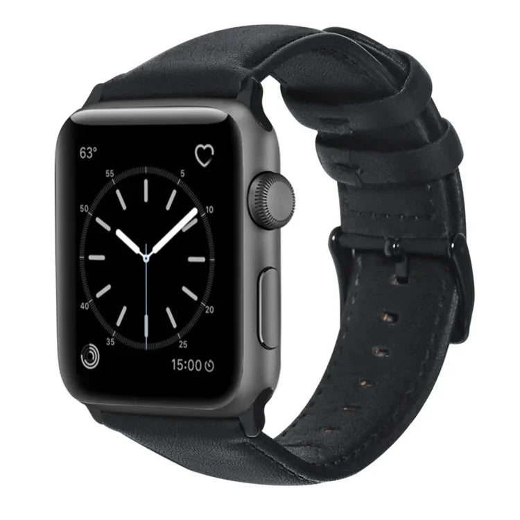 オイルワックス本革ストラップウォッチバンド、Apple Watch Series 8&7 41mm / SE 2&6&SE&5&4 40mm / 3&2&1 38mm対応、Apple Watch Series 7 41mm / 6 & SE & 5 & 4 40mm / 3 & 2 & 1 38mm対応