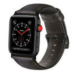 オイルワックス本革ストラップウォッチバンド、Apple Watch Series 8&7 41mm / SE 2&6&SE&5&4 40mm / 3&2&1 38mm対応、Apple Watch Series 7 41mm / 6 & SE & 5 & 4 40mm / 3 & 2 & 1 38mm対応