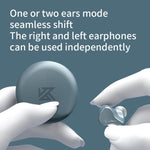 1DD+1BAハイブリッドテクノロジーワイヤレスBluetooth 5.2スポーツインイヤーイヤホン