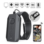Y17 5MP 12mm デュアルレンズ HD オートフォーカス WiFi 工業用デジタル内視鏡 ズーム可能 スネークカメラ, 1m ハードケーブル, 3.5m ハードケーブル, 5m ハードケーブル, 10m ハードケーブル