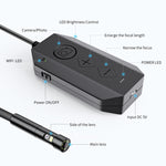 Y17 5MP 12mm デュアルレンズ HD オートフォーカス WiFi 工業用デジタル内視鏡 ズーム可能 スネークカメラ, 1m ハードケーブル, 3.5m ハードケーブル, 5m ハードケーブル, 10m ハードケーブル
