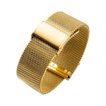 304 Stainless Steel Single Buckle Replacement Strap Watchband, 16mm, 18mm, 20mm, 22mm