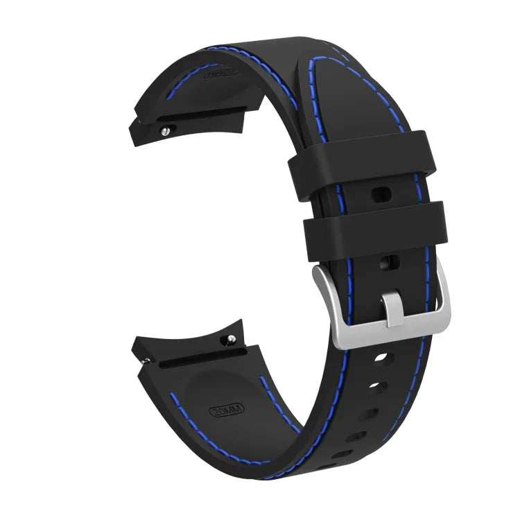 シリコン縫い目交換用ストラップバンド、Samsung Galaxy Watch4 / Watch4 Classic対応