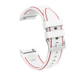 シリコン縫い目交換用ストラップバンド、Samsung Galaxy Watch4 / Watch4 Classic対応