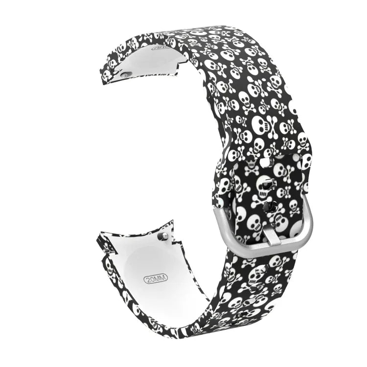 シリコンプリント交換用ストラップバンド、Samsung Galaxy Watch4 / Watch4 Classic対応