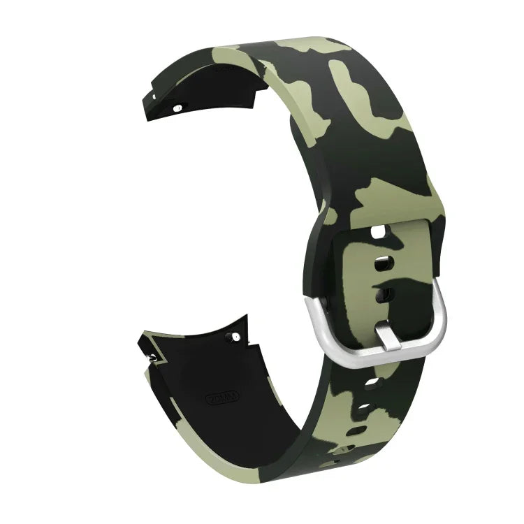 シリコンプリント交換用ストラップバンド、Samsung Galaxy Watch4 / Watch4 Classic対応