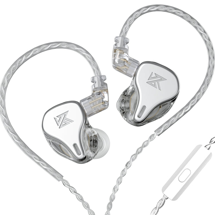 KZ DQ6 3ユニットダイナミックHiFiインイヤー有線イヤホン、マイクなし、マイク付き