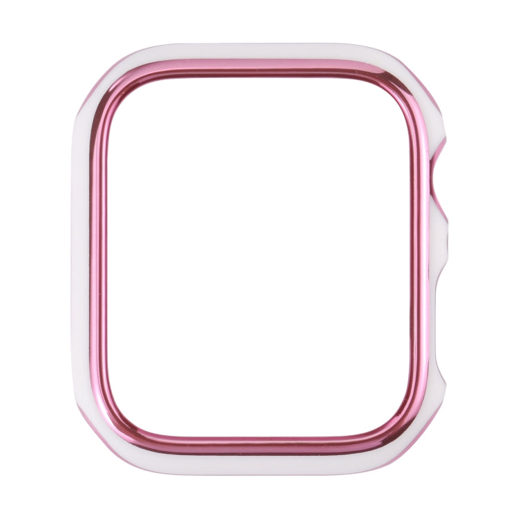 ツートン電気めっきPC保護ウォッチケース、Apple Watch Series 6 / 5 / 4 / Watch SE 44mm用、Apple Watch Series 3 & 2 & 1 42mm用、Apple Watch Series 6 / 5 / 4 / Watch SE 40mm用