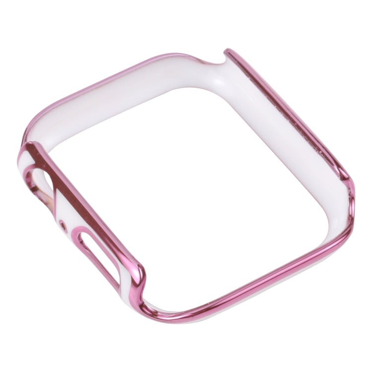 ツートン電気めっきPC保護ウォッチケース、Apple Watch Series 6 / 5 / 4 / Watch SE 44mm用、Apple Watch Series 3 & 2 & 1 42mm用、Apple Watch Series 6 / 5 / 4 / Watch SE 40mm用
