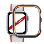 ツートン電気めっきPC保護ウォッチケース、Apple Watch Series 6 / 5 / 4 / Watch SE 44mm用、Apple Watch Series 3 & 2 & 1 42mm用、Apple Watch Series 6 / 5 / 4 / Watch SE 40mm用