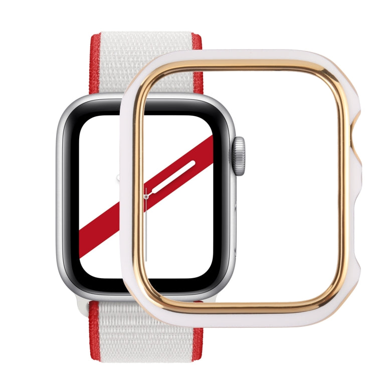 ツートン電気めっきPC保護ウォッチケース、Apple Watch Series 6 / 5 / 4 / Watch SE 44mm用、Apple Watch Series 3 & 2 & 1 42mm用、Apple Watch Series 6 / 5 / 4 / Watch SE 40mm用