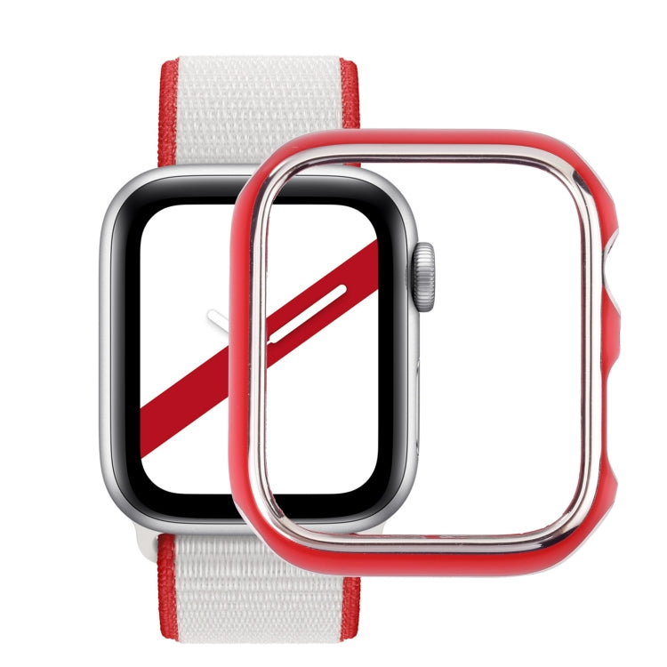 ツートン電気めっきPC保護ウォッチケース、Apple Watch Series 6 / 5 / 4 / Watch SE 44mm用、Apple Watch Series 3 & 2 & 1 42mm用、Apple Watch Series 6 / 5 / 4 / Watch SE 40mm用