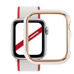 ツートン電気めっきPC保護ウォッチケース、Apple Watch Series 6 / 5 / 4 / Watch SE 44mm用、Apple Watch Series 3 & 2 & 1 42mm用、Apple Watch Series 6 / 5 / 4 / Watch SE 40mm用