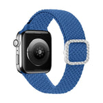 調節可能なナイロン編み伸縮性ダイヤモンドバックル交換用ストラップ Apple Watch Series 用, 7 & 6 & SE & 5 & 4 40mm/3 & 2 & 1 38mm, 7 & 6 & SE & 5 & 4 44mm/3 & 2 & 1 42mm