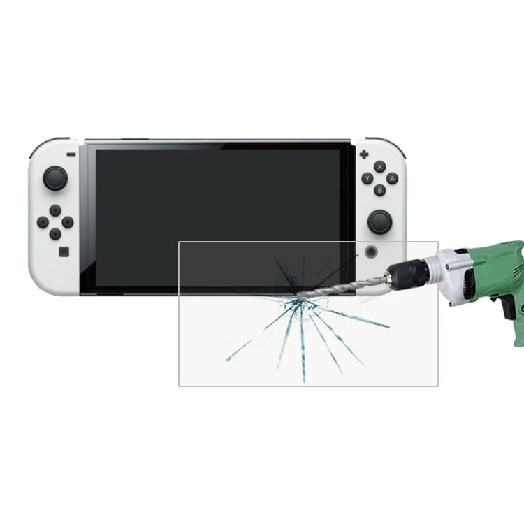 0.26mm 9H 2.5D 強化ガラスフィルム Nintendo Switch OLED用（1枚）