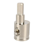 A5659-02 2 PCS Car Large Size Nickel-plated Brass 0GA to 4GA Audio Terminal Block, A5659-02