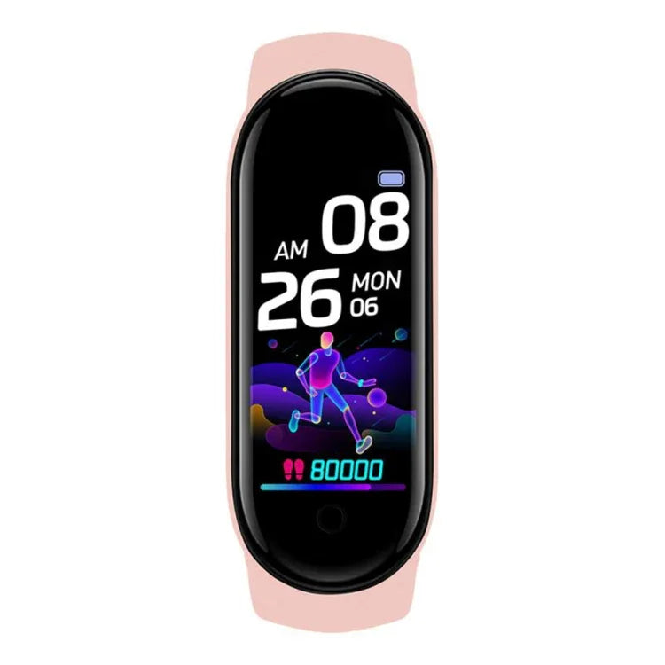 1M7 スポーツスマートブレスレット、心拍数モニタリング＆血圧モニタリング＆睡眠モニタリング＆座りすぎリマインダー対応、リニア充電、マグネット充電