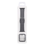 シリコン交換ストラップウォッチバンド＋スクリーンプロテクター付き保護ケースセット、Apple Watch Series 3 & 2 & 1 38mm用、Apple Watch Series 6 / 5 / 4 / Watch SE 40mm用