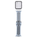 シリコン交換ストラップウォッチバンド＋スクリーンプロテクター付き保護ケースセット、Apple Watch Series 3 & 2 & 1 38mm用、Apple Watch Series 6 / 5 / 4 / Watch SE 40mm用