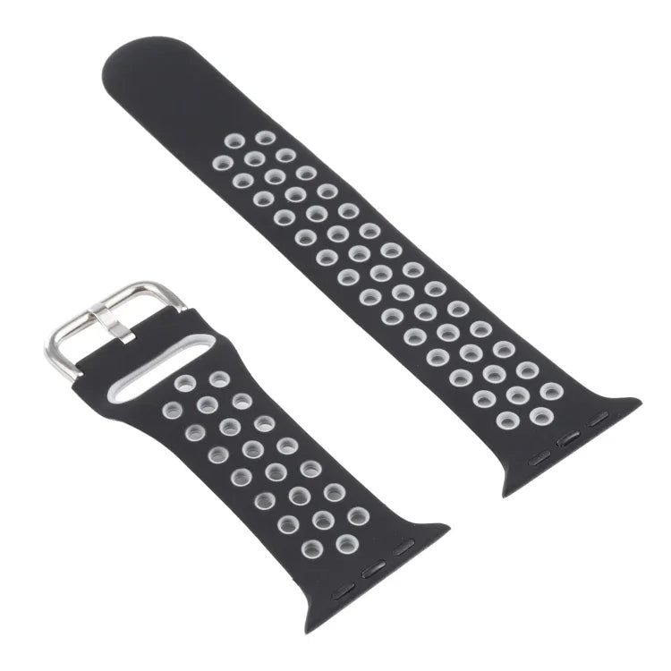 シリコン交換用ストラップ＋画面保護フィルム付き保護ケースセット Apple Watch Series 3 & 2 & 1 42mm 用、Apple Watch Series 6 / 5 / 4 / Watch SE 44mm 用