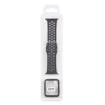 シリコン交換用ストラップ＋画面保護フィルム付き保護ケースセット Apple Watch Series 3 & 2 & 1 42mm 用、Apple Watch Series 6 / 5 / 4 / Watch SE 44mm 用