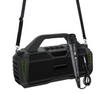 New Rixing NR-6011M Bluetooth 5.0 ポータブルアウトドアカラオケ ワイヤレス Bluetoothスピーカー マイク＆ショルダーストラップ付き NR-6011M（ブラック）、NR-6011M（レッド）、NR-6011M（ブルー）、NR-6011M（グリーン）