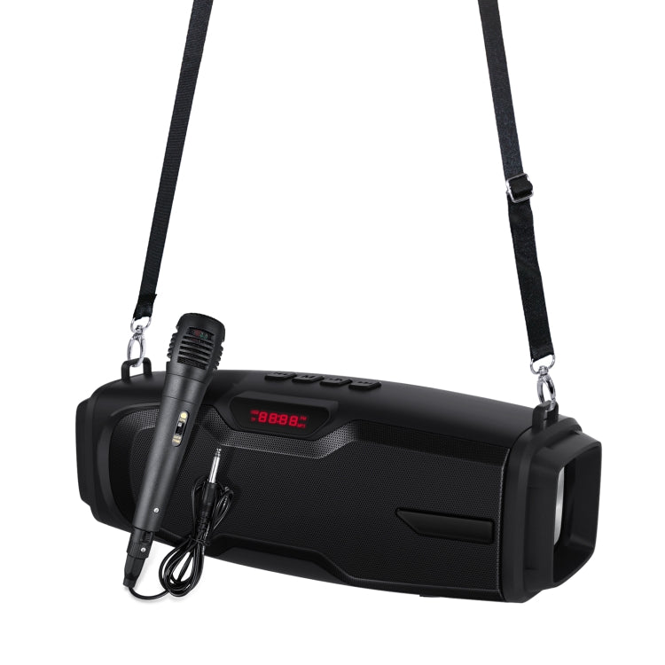 New Rixing NR-6012M Bluetooth 5.0 ポータブルアウトドアカラオケ ワイヤレス Bluetoothスピーカー マイク＆ショルダーストラップ付き NR-6012M（ブルー）、NR-6012M（グリーン）、NR-6012M（ブラック）、NR-6012M（レッド）