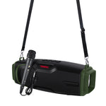 New Rixing NR-6012M Bluetooth 5.0 ポータブルアウトドアカラオケ ワイヤレス Bluetoothスピーカー マイク＆ショルダーストラップ付き NR-6012M（ブルー）、NR-6012M（グリーン）、NR-6012M（ブラック）、NR-6012M（レッド）
