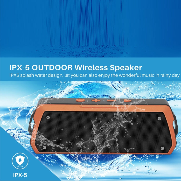 NewRixing NR-5000 IPX5 高音質 Bluetoothスピーカー ハンズフリー通話／TFカード／FM／Uディスク対応