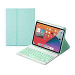 HK006 スクエアキー着脱式Bluetoothキーボードレザーケース ホルダー付き iPad mini 6用