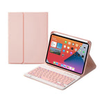 HK006 スクエアキー着脱式Bluetoothキーボードレザーケース ホルダー付き iPad mini 6用