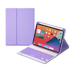 HK006 スクエアキー着脱式Bluetoothキーボードレザーケース ホルダー付き iPad mini 6用