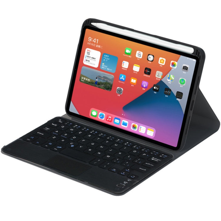 HK006C 着脱式Bluetoothキーボードレザーケース タッチパッド＆ホルダー付き iPad mini 6用