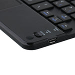 HK006C 着脱式Bluetoothキーボードレザーケース タッチパッド＆ホルダー付き iPad mini 6用