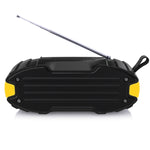 New Rixing NR-907FM TWS アウトドア Bluetoothスピーカー ハンズフリー通話／FM対応 ハンドル＆アンテナ付き NR-907FM（オレンジ）、NR-907FM（ブラック）、NR-907FM（レッド）、NR-907FM（イエロー）、NR-906（ブルー）