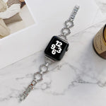 O字型チェーンメタル交換用ストラップウォッチバンド、Apple Watchシリーズ用、7 41mm/6&SE&5&4 40mm/3&2&1 38mm、7 45mm/6&SE&5&4 44mm/3&2&1 42mm